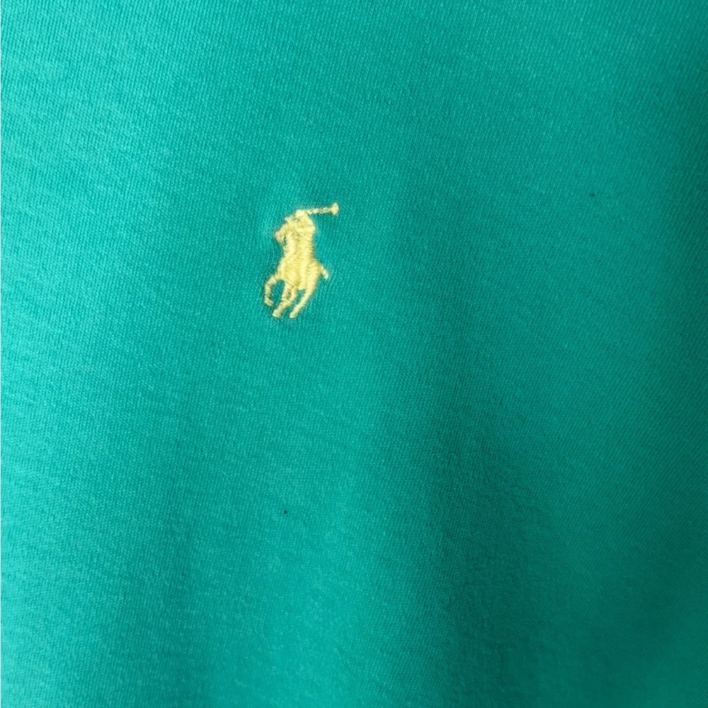 Polo Ralph Lauren Green Polo Shirt Sz L Made in‎ USA